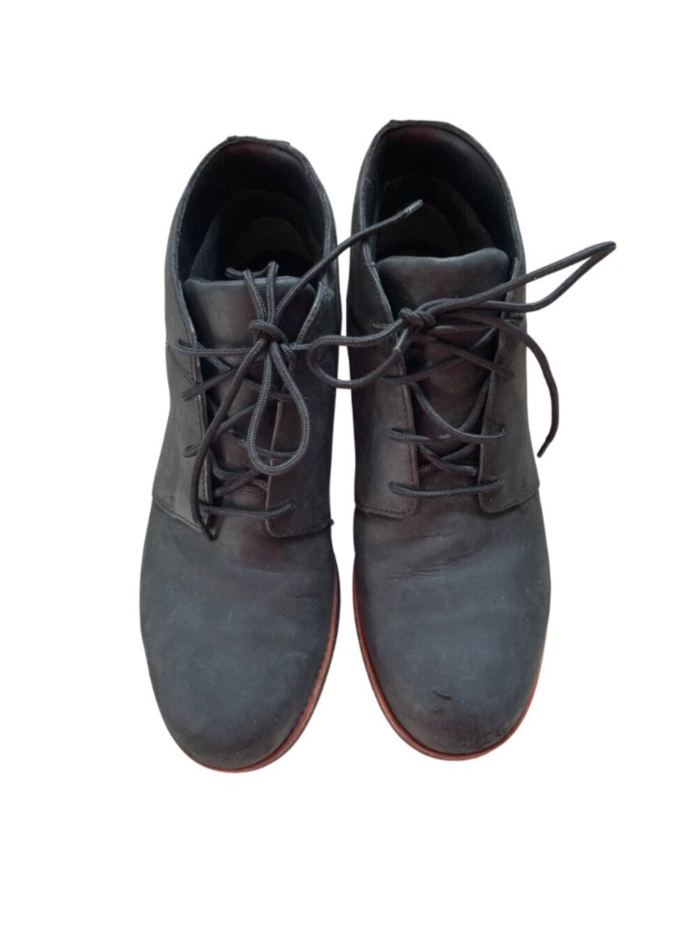 Worx Black Oil Proof Slip Resistant Work Boots Men's 9.5 2 Double Extra Wide - Picture 3 of 12